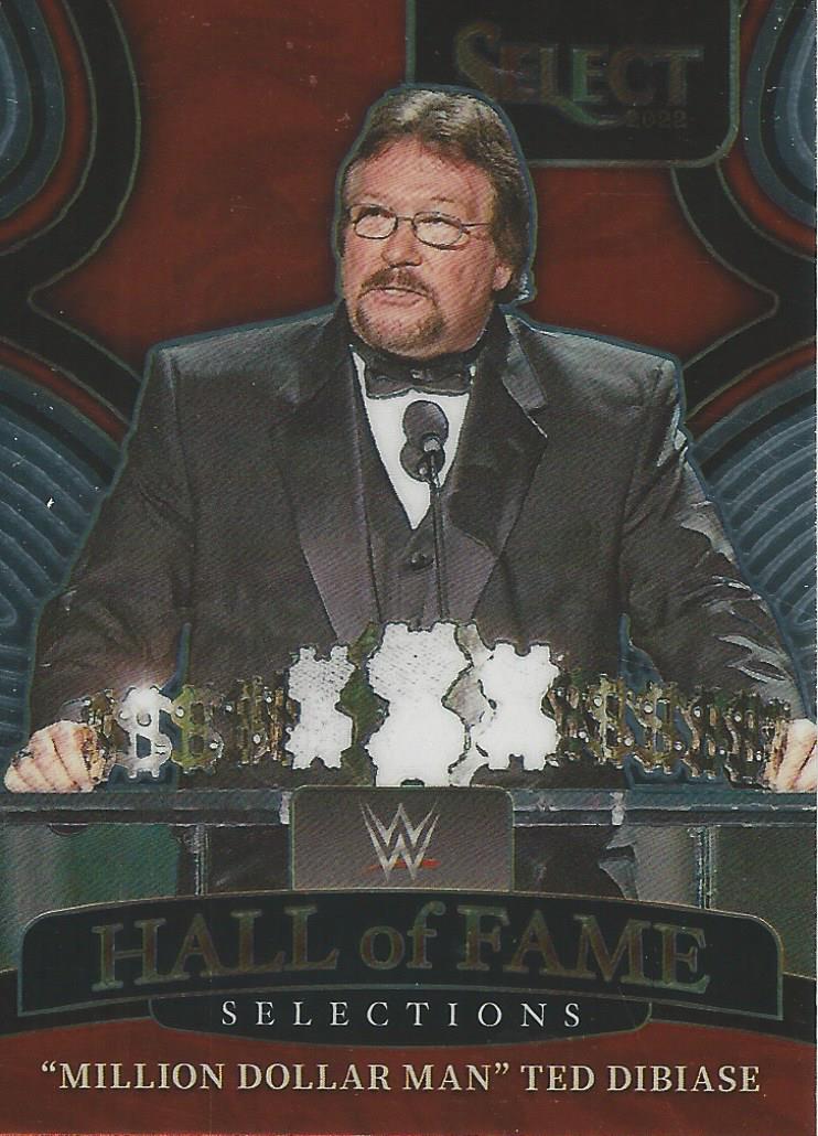 WWE Panini Select 2022 Trading Cards Million Dollar Man Ted Dibiase Hall of Fame No.20