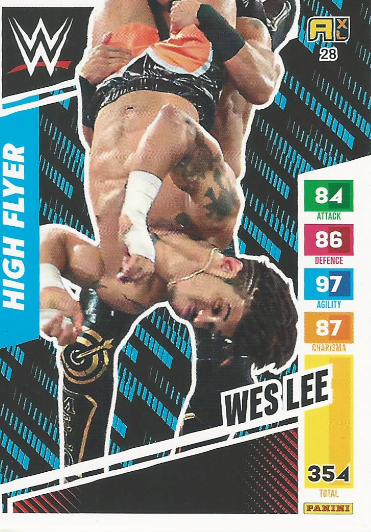 WWE Panini XL Adrenalyn 2024 Trading Cards Wes Lee No.28