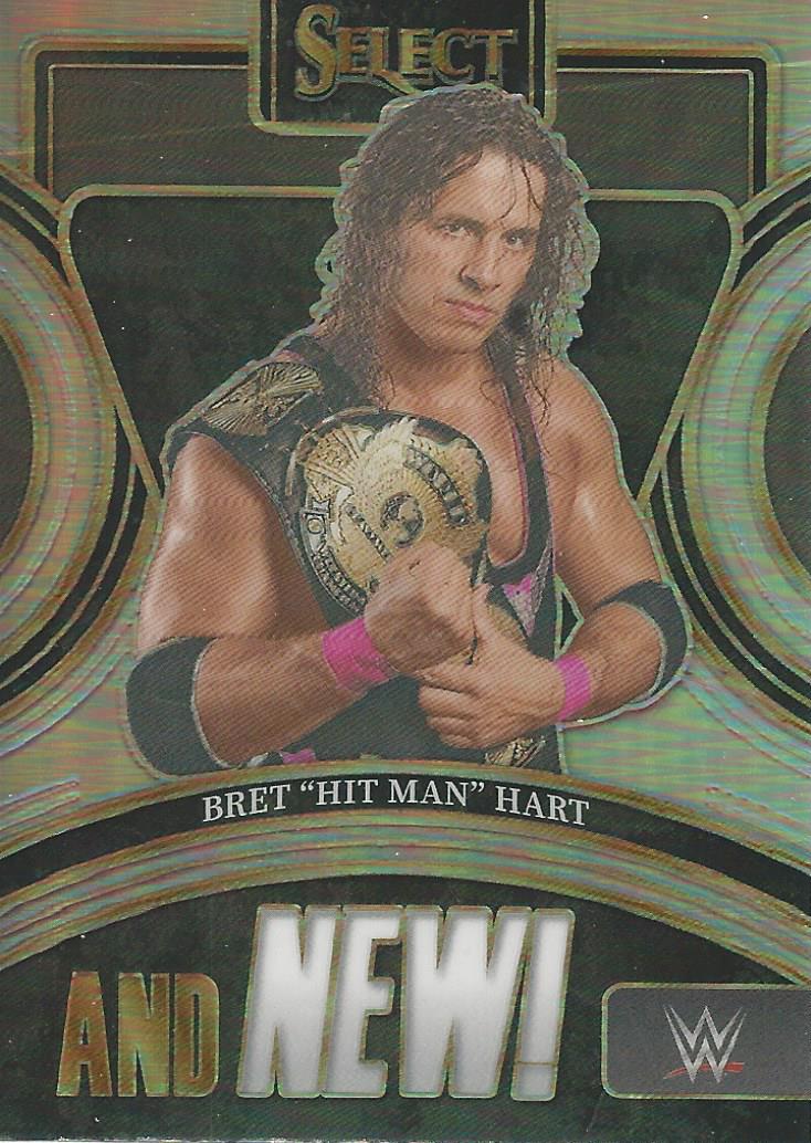 WWE Panini Select 2024 Trading Cards And New Bret Hart No.8