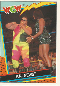 WCW Topps 1992 Trading Cards P.N. News No.28