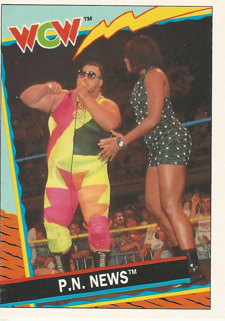 WCW Topps 1992 Trading Cards P.N. News No.28
