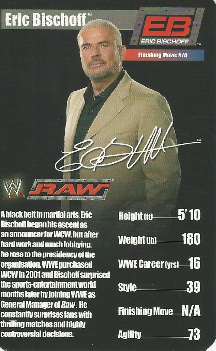 WWE Top Trumps Superstars 2005 Eric Bischoff