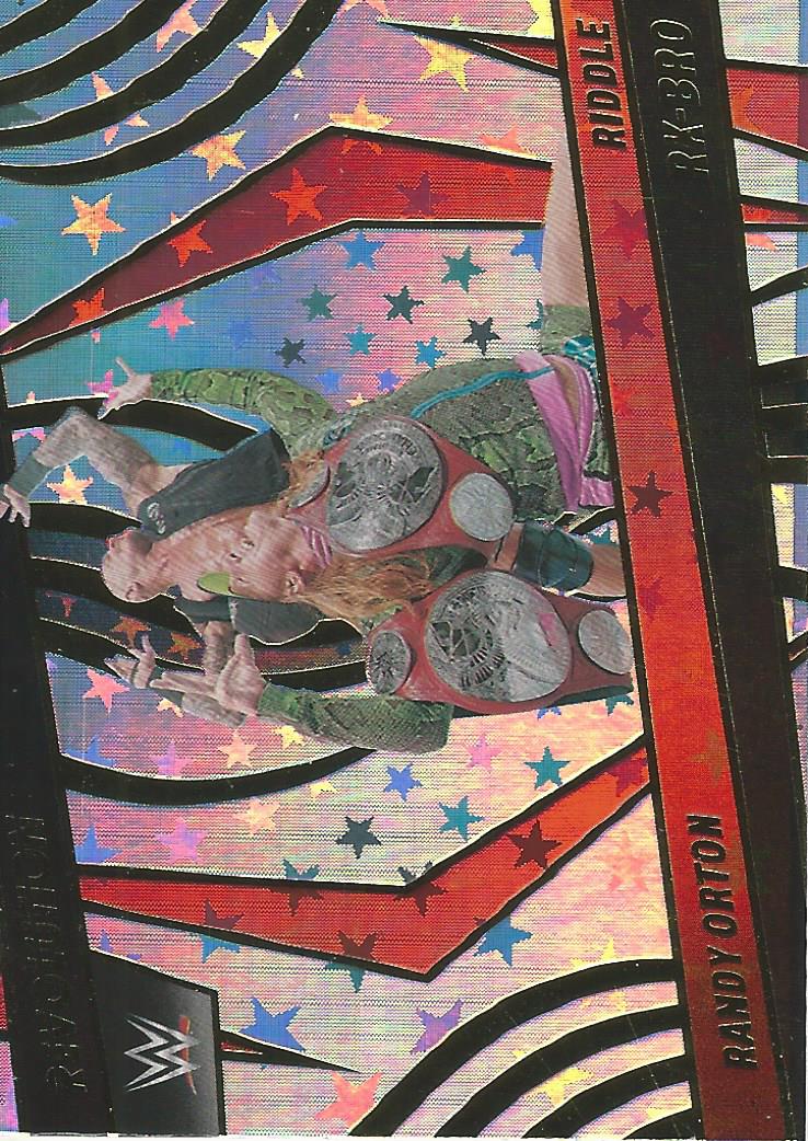 WWE Panini Revolution 2022 Trading Cards Randy Orton and Matt Riddle No.140 ASTRO