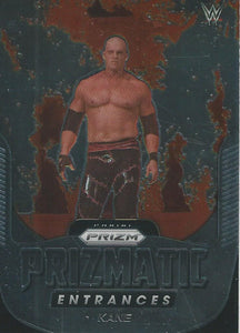 WWE Panini Prizm 2022 Trading Cards Prizmatic Entrances Kane No.6