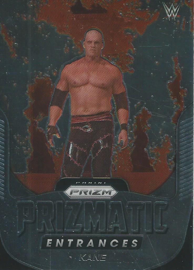 WWE Panini Prizm 2022 Trading Cards Prizmatic Entrances Kane No.6