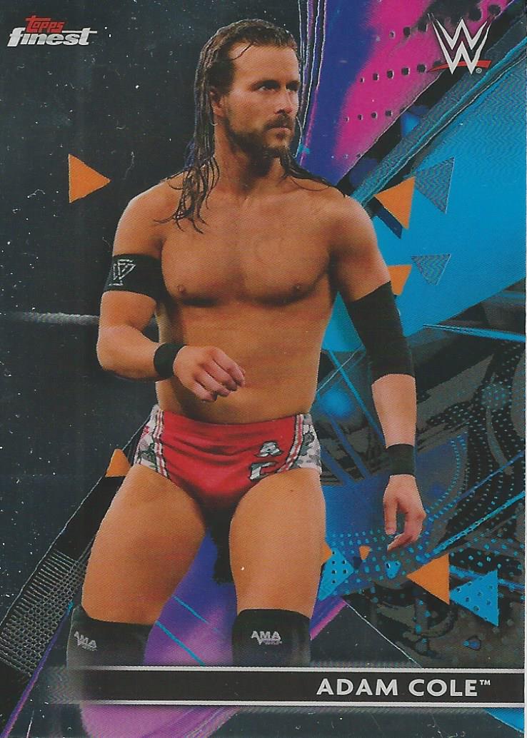 WWE Topps Finest 2021 Trading Cards Adam Cole No.76