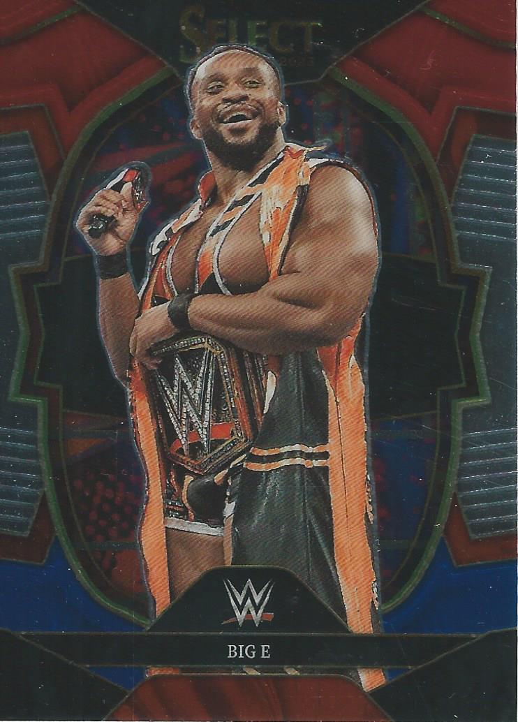 WWE Panini Select 2023 Trading Cards Red/Silver/Blue Big E No.2