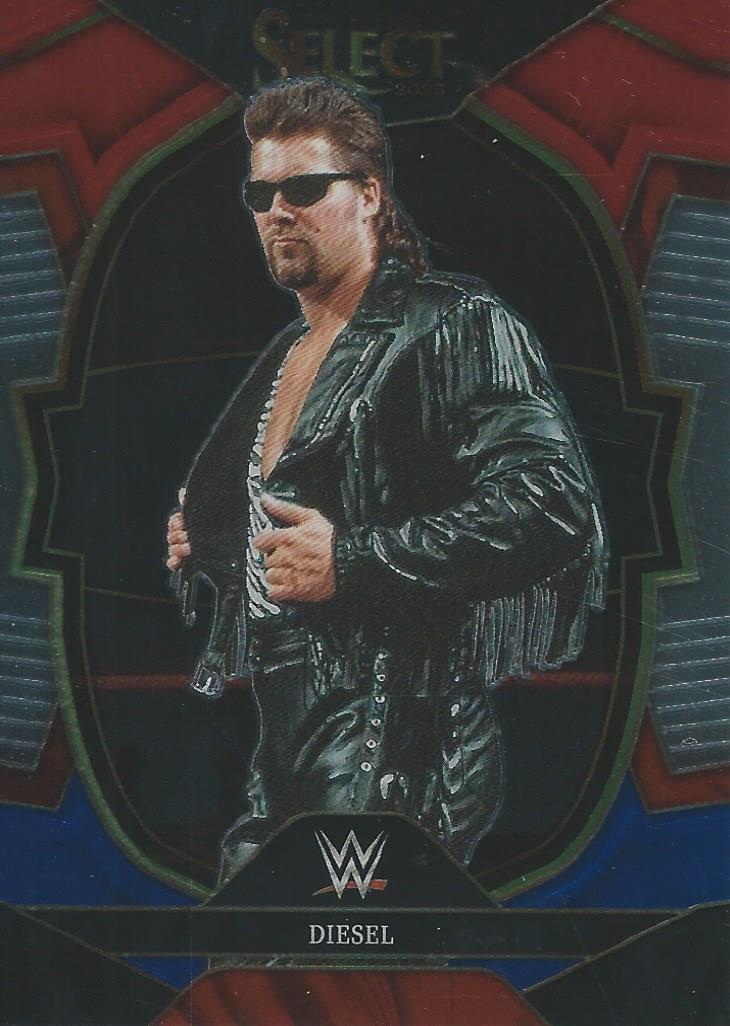 WWE Panini Select 2023 Trading Cards Red/Silver/Blue Diesel No.19
