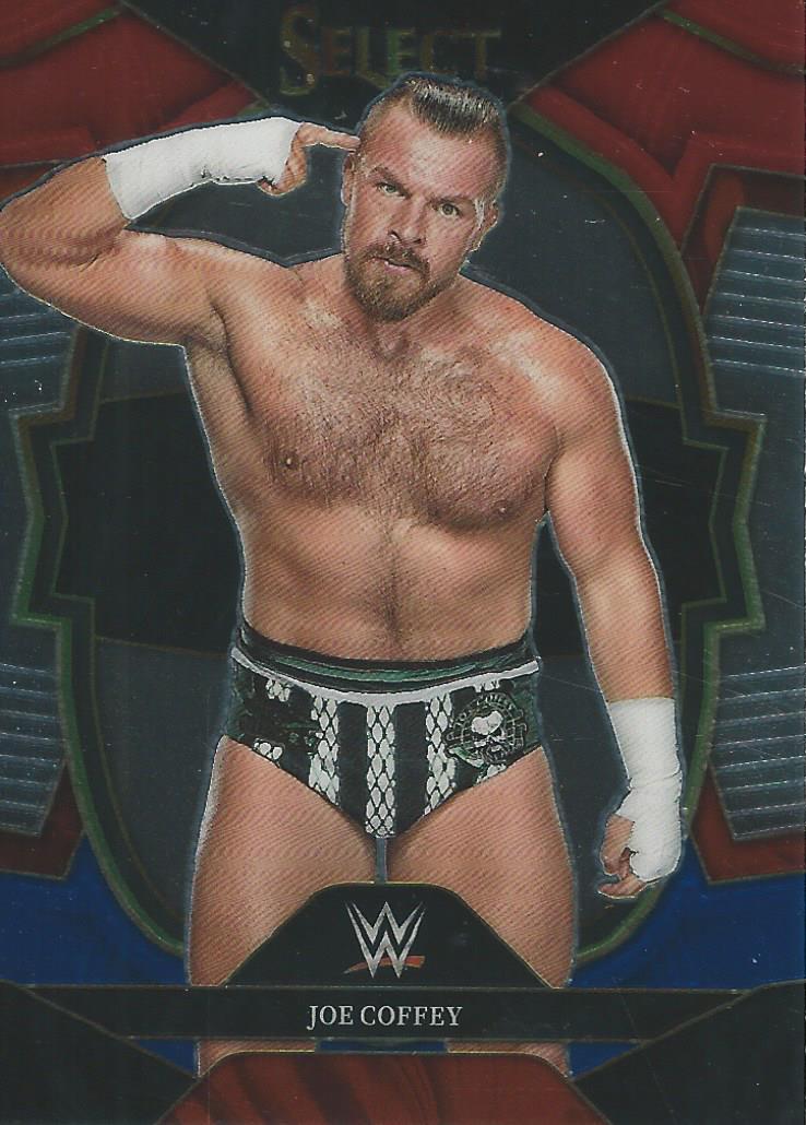 WWE Panini Select 2023 Trading Cards Joe Coffey Red/Silver/Blue No.25