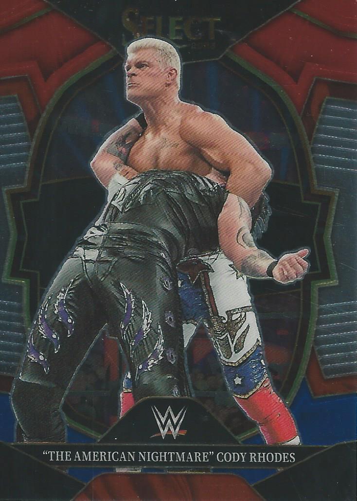 WWE Panini Select 2023 Trading Cards Red/Silver/Blue Cody Rhodes No.28