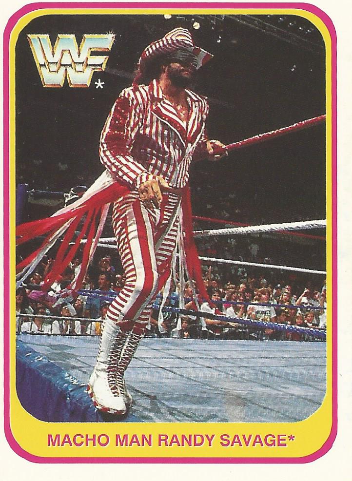 WWF Merlin 1991 Trading Cards Macho Man Randy Savage No.29