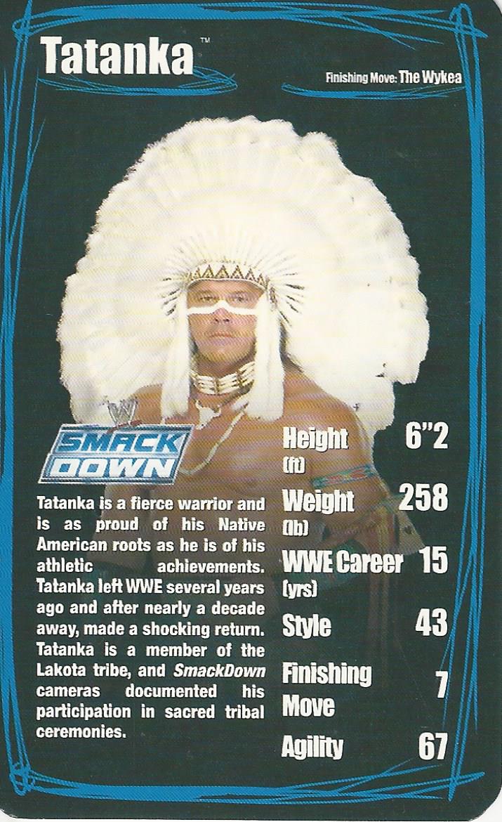 WWE Top Trumps 2006 Superstars 2 Tatanka