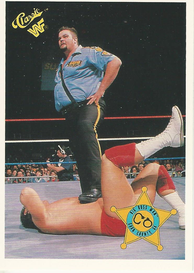 WWF Classic Trading Cards 1990 Big Boss Man No.2