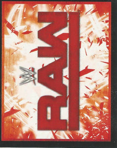 WWE Topps 2017 Stickers Raw Logo No.2