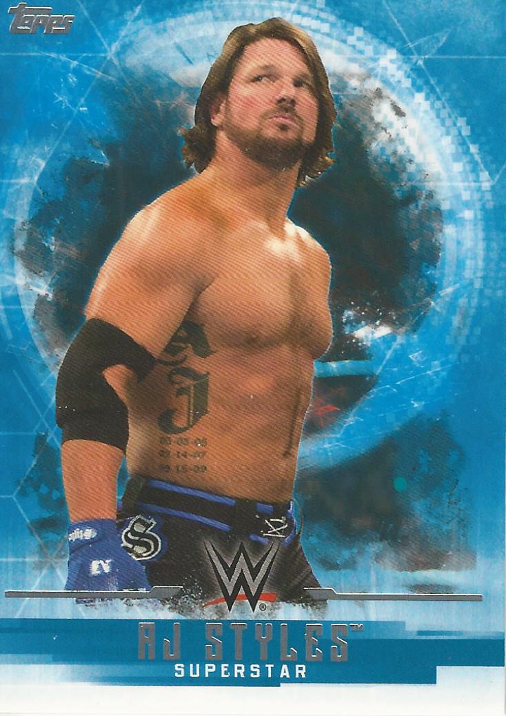 WWE Topps Undisputed 2017 Trading Cards AJ Styles No.2