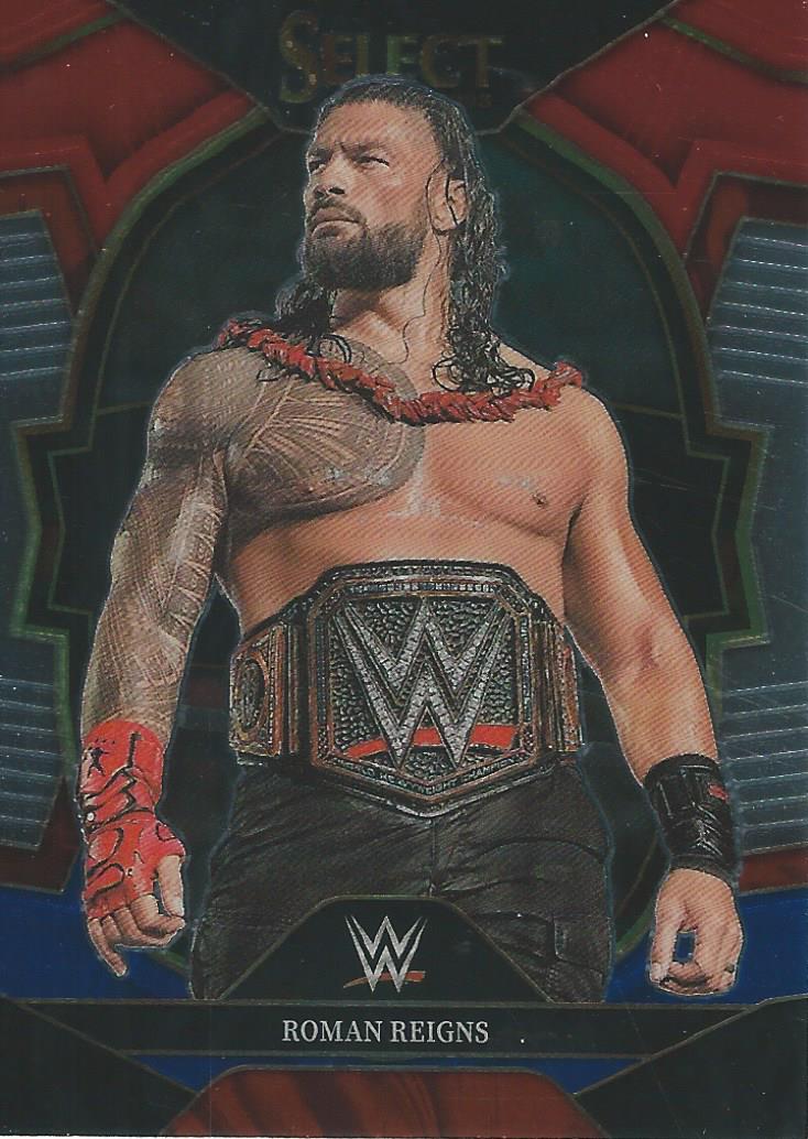 WWE Panini Select 2023 Trading Cards Red/Silver/Blue Roman Reigns No.44