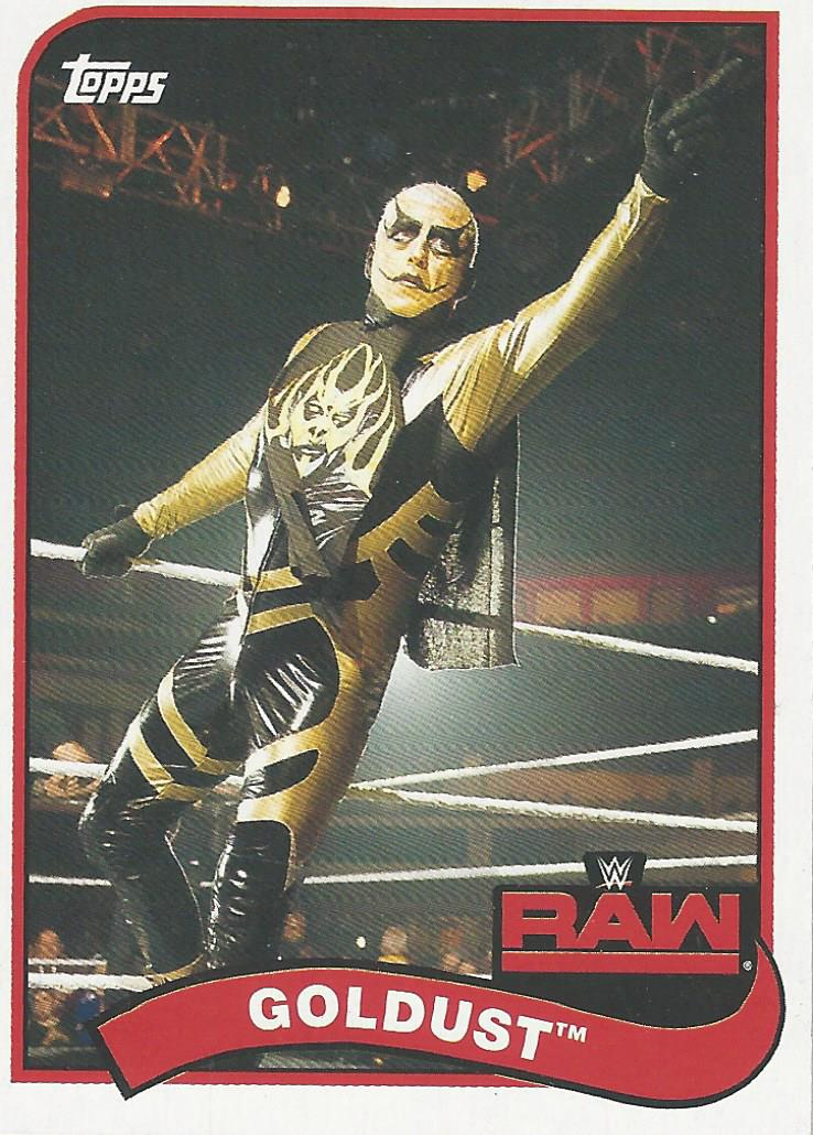 WWE Topps Heritage 2018 Trading Cards Goldust No.30