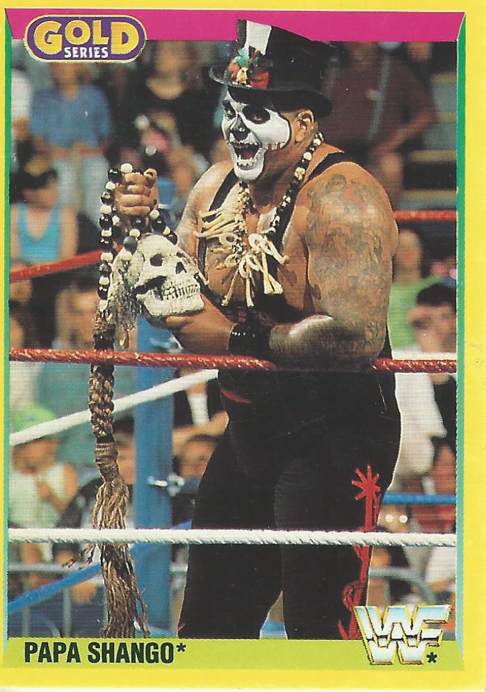 WWF Merlin Gold Series 2 1992 Trading Cards Papa Shango No.30