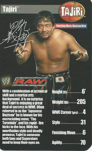 WWE Top Trumps Superstars 1 2005 Tajiri