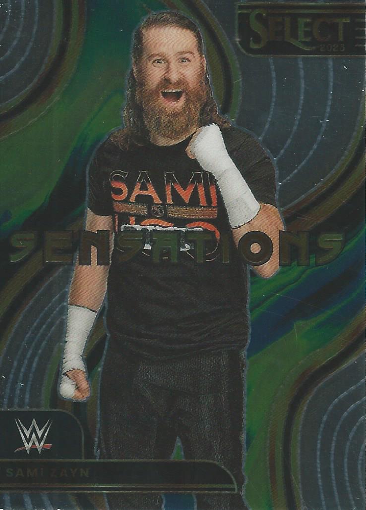 WWE Panini Select 2023 Trading Cards Sensations Sami Zayn No.12