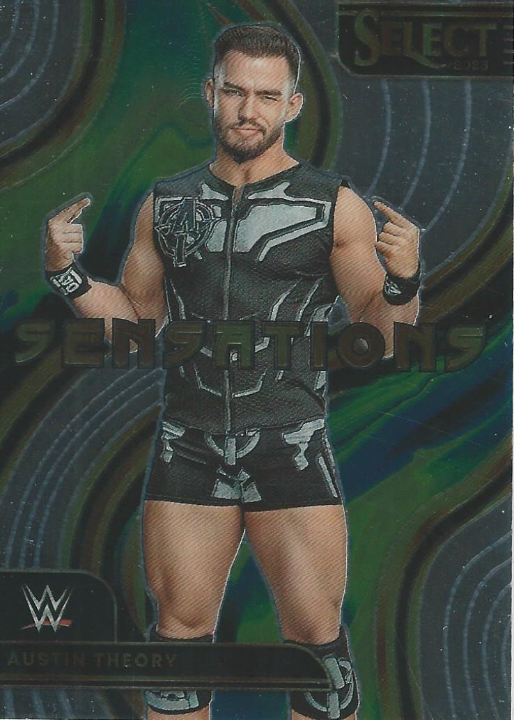 WWE Panini Select 2023 Trading Cards Sensations Austin Theory No.29