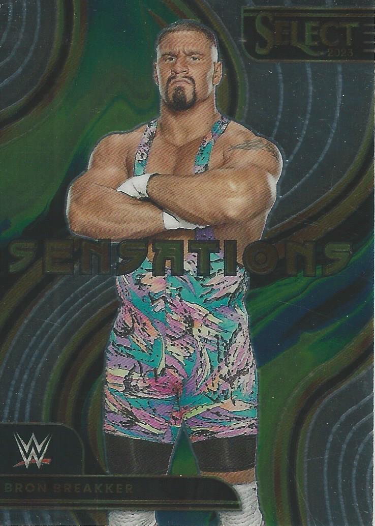 WWE Panini Select 2023 Trading Cards Sensations Bron Breakker No.23