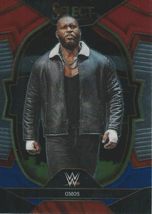 WWE Panini Select 2023 Trading Cards Red/Silver/Blue Omos No.20