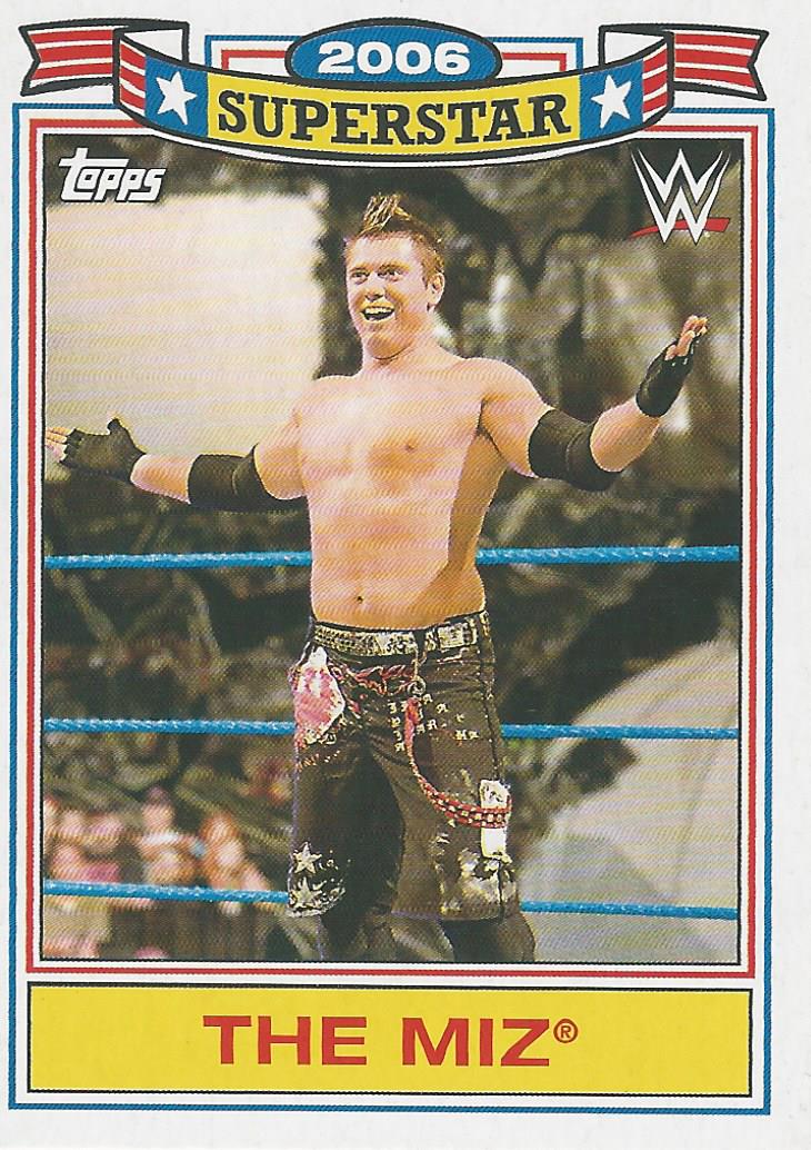 WWE Topps Heritage 2021 Trading Cards The Miz TM-2