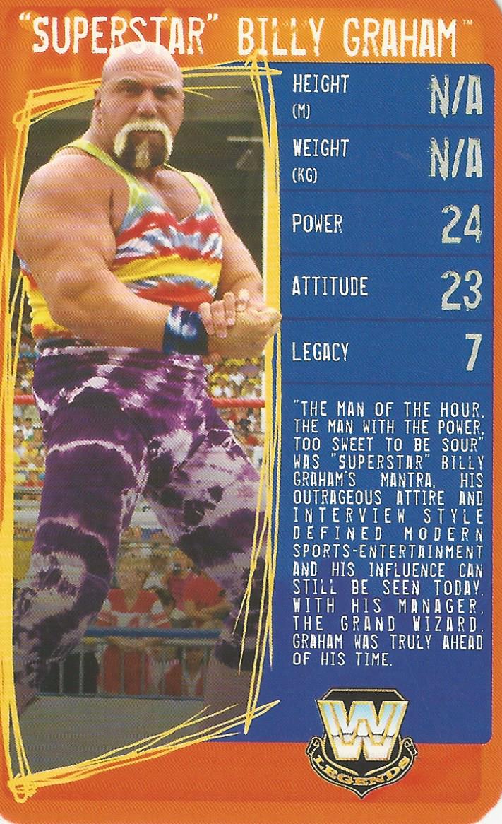 WWE Top Trumps Specials 2009 Superstar Billy Graham