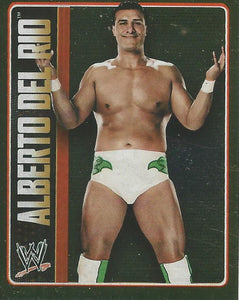 WWE Topps Icons 2013 Sticker Collection Alberto Del Rio Foil No.31