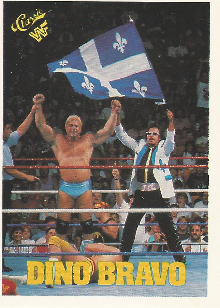 WWF Classic Trading Cards 1990 Dino Bravo No.31