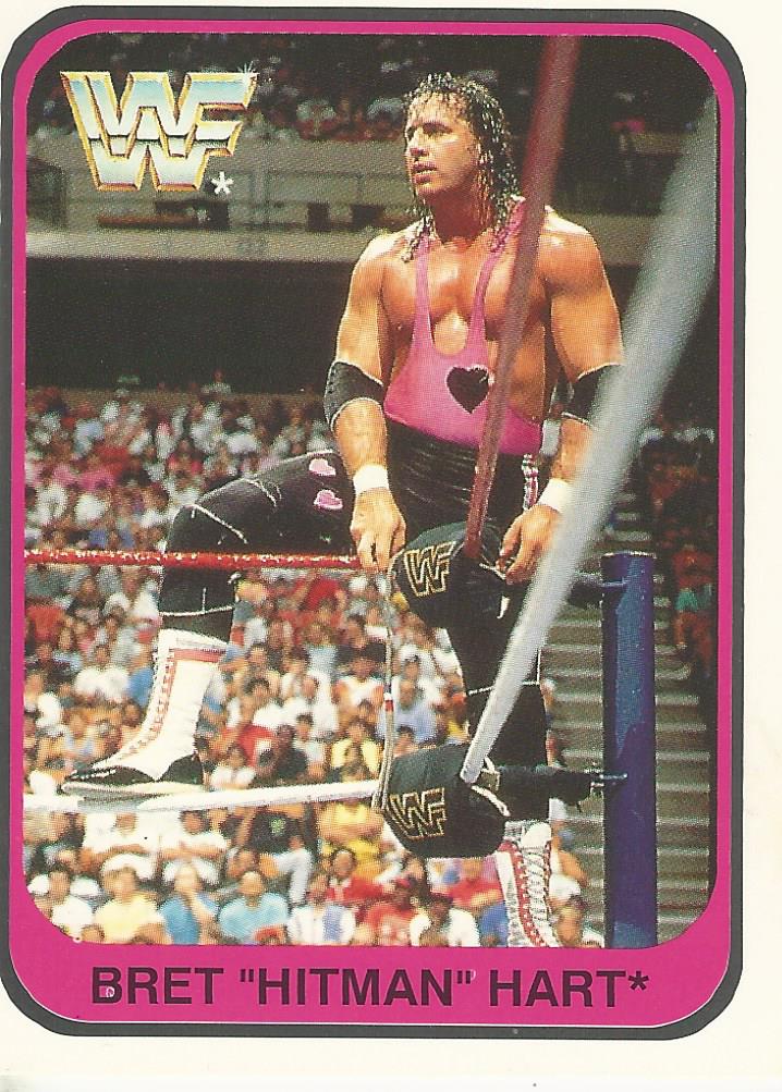 WWF Merlin 1991 Trading Cards Bret Hart No.32