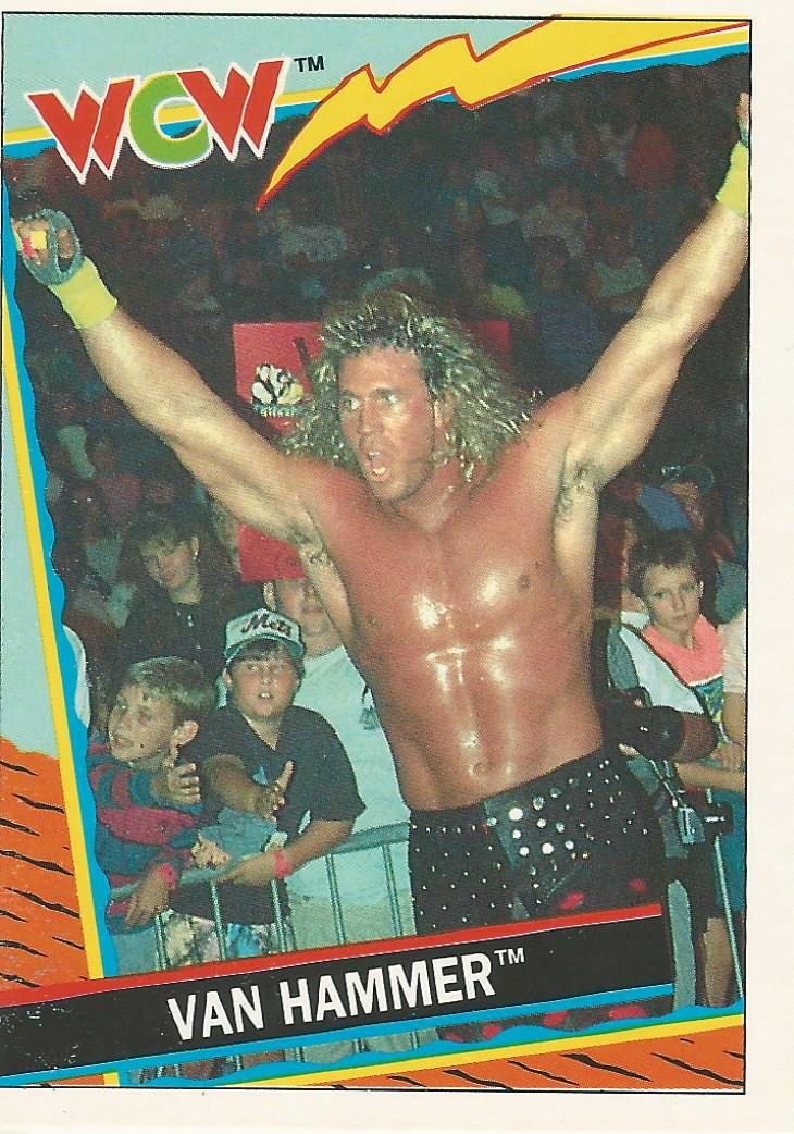 WCW Topps 1992 Trading Cards Van Hammer No.32