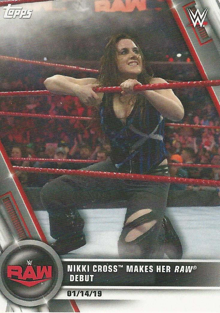 WWE Topps Womens Division 2020 Trading Cards Nikki Cross No.3