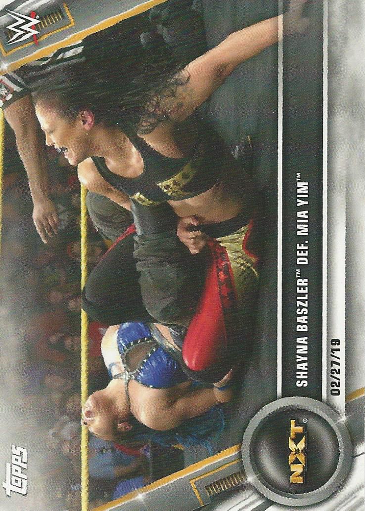 WWE Topps Womens Division 2020 Trading Cards Shayna Baszler No.14