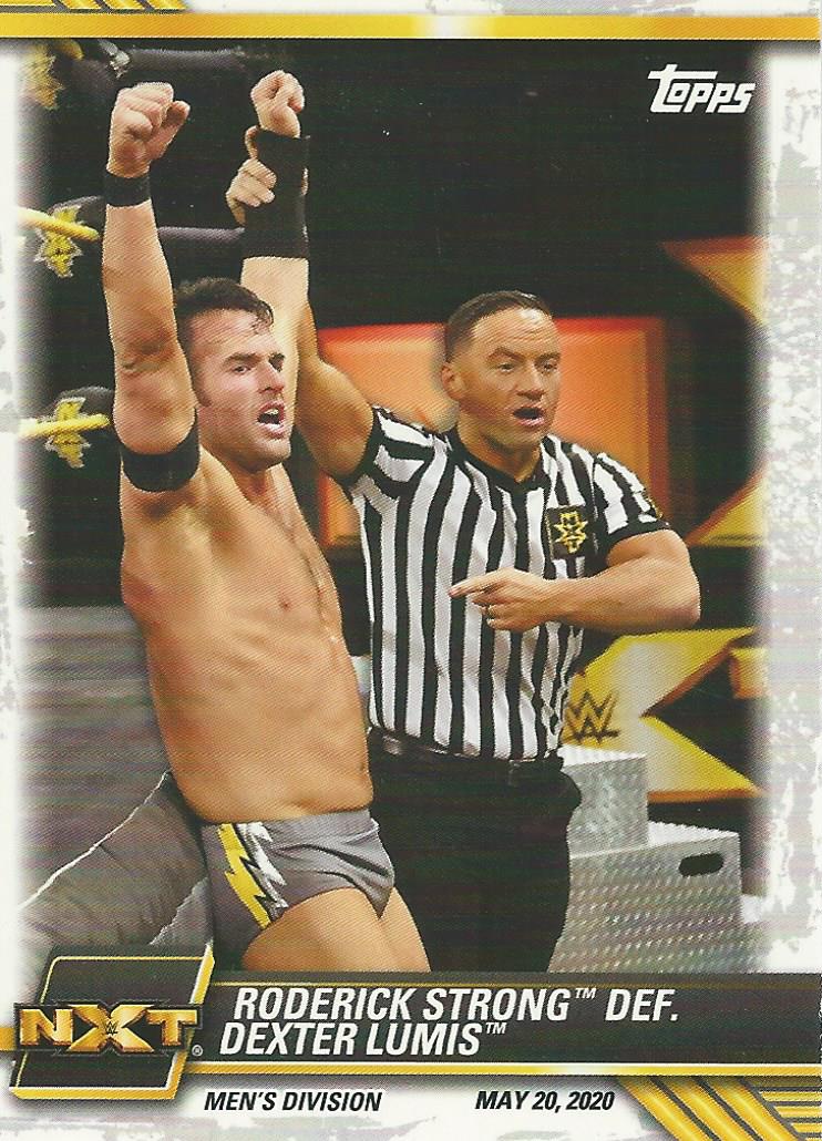 WWE Topps NXT 2021 Trading Cards Roderick Strong No.30