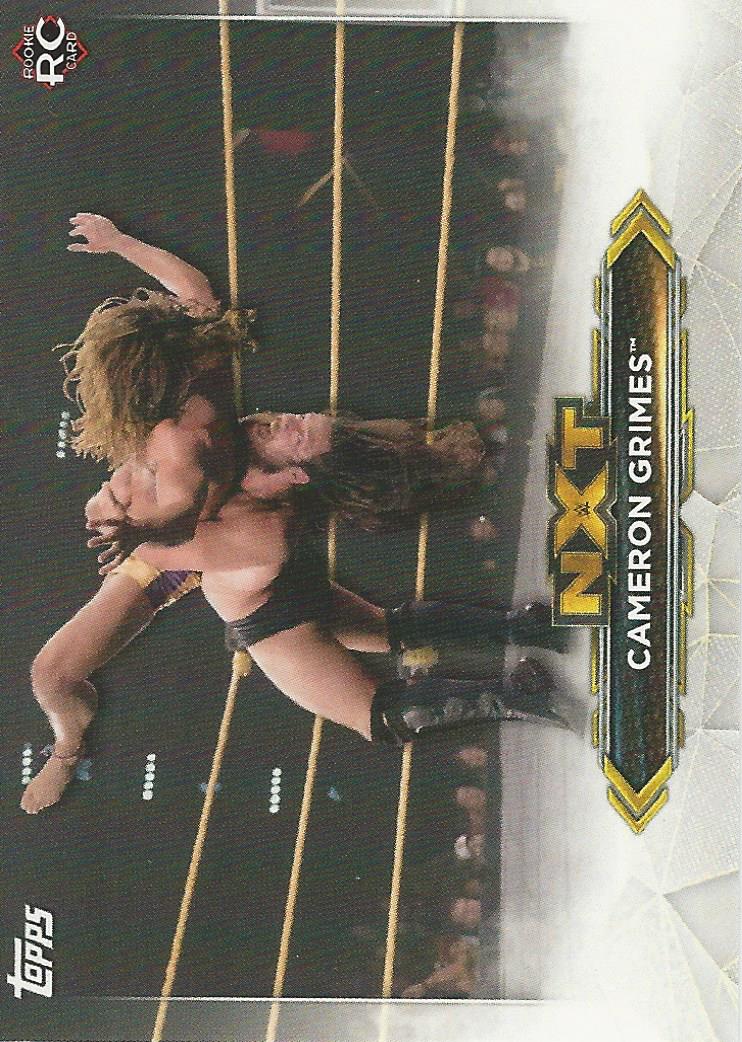 WWE Topps NXT 2020 Trading Cards Cameron Grimes NXT-9