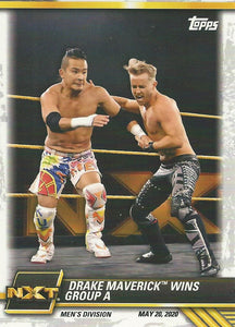 WWE Topps NXT 2021 Trading Cards Drake Maverick No.31