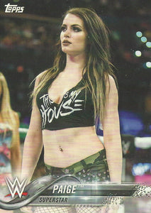 WWE Topps 2018 Trading Cards Paige No.71