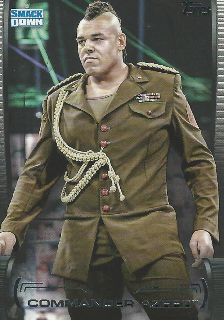 WWE Topps Undisputed 2021 Trading Cards Commander Azeez No.35