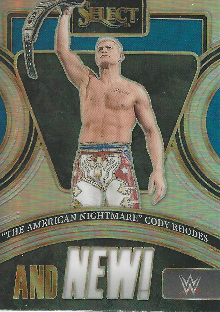 WWE Panini Select 2024 Trading Cards And New Cody Rhodes No.15