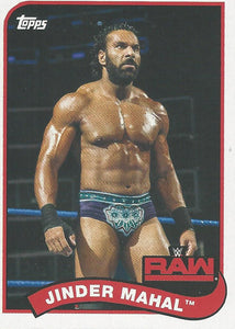 WWE Topps Heritage 2018 Trading Cards Jinder Mahal No.35