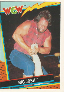 WCW Topps 1992 Trading Cards Big Josh No.36