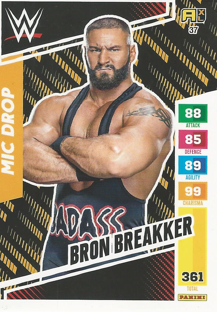 WWE Panini XL Adrenalyn 2024 Trading Cards Bron Breakker No.37