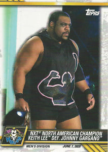 WWE Topps NXT 2021 Trading Cards Keith Lee No.36