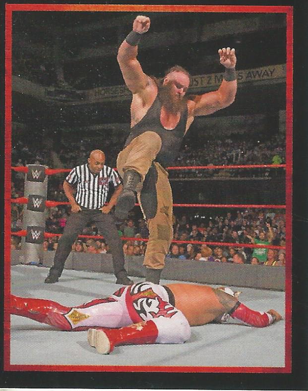 WWE Topps 2017 Stickers Braun Strowman No.38