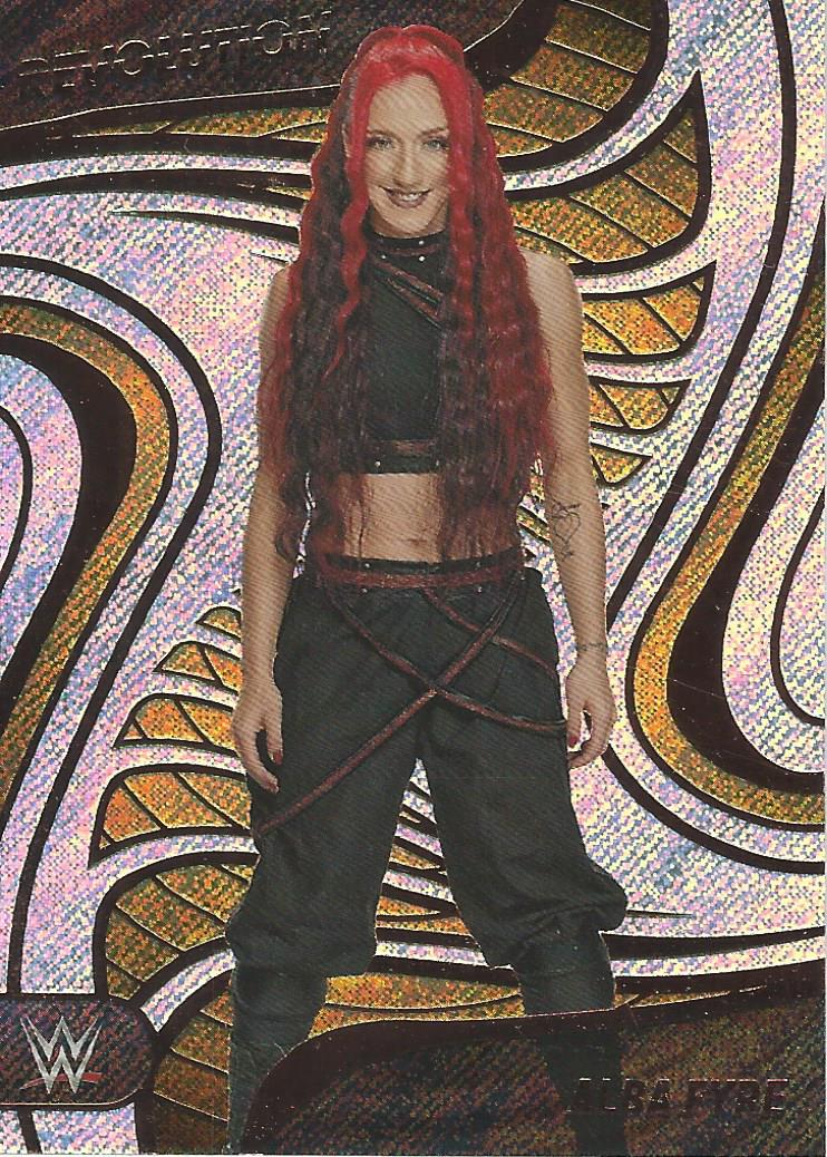 WWE Panini Revolution 2023 Trading Cards Alba Fyre No.37