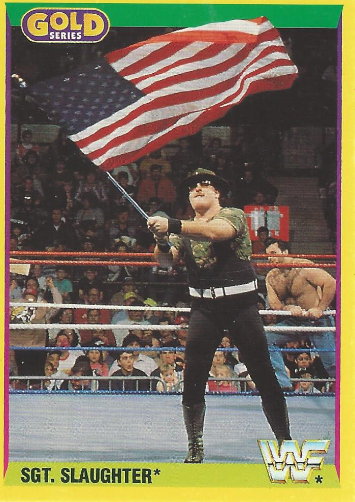 WWF Merlin Gold Series 2 1992 Trading Cards Sgt Slaughter No.39