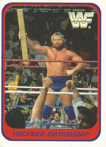 WWF Merlin 1991 Trading Cards Hacksaw Jim Duggan No.39