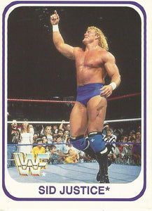 WWF Merlin 1991 Trading Cards Sid Justice No.3